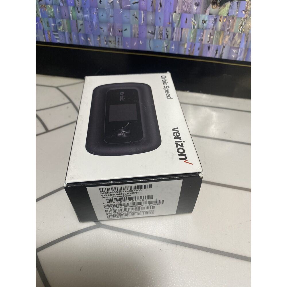 Verizon Orbic Speed Mobile Hotspot with 4G LTE SIM | Open Box